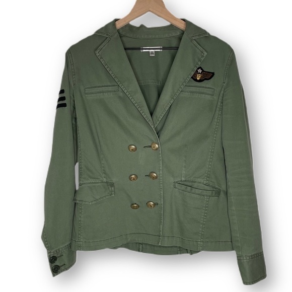 𝅺Cabi 326 Womens Small S Military Sergeant Flight Double Breasted Utility Jacket - Picture 6 of 11